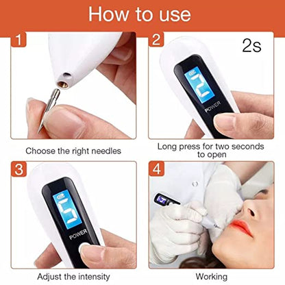 Display Beauty Mole Removal Sweep Spot Pen | Painless Spot Mole Tattoo Wart Speckle Remover Pen Beauty Portable Care Equipment (Multicolor)
