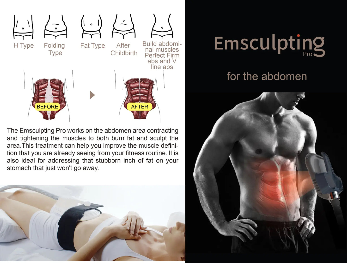 EM Sculpt Machine | Weight Loss | Muscle Building Machine For Clinic And Gyms